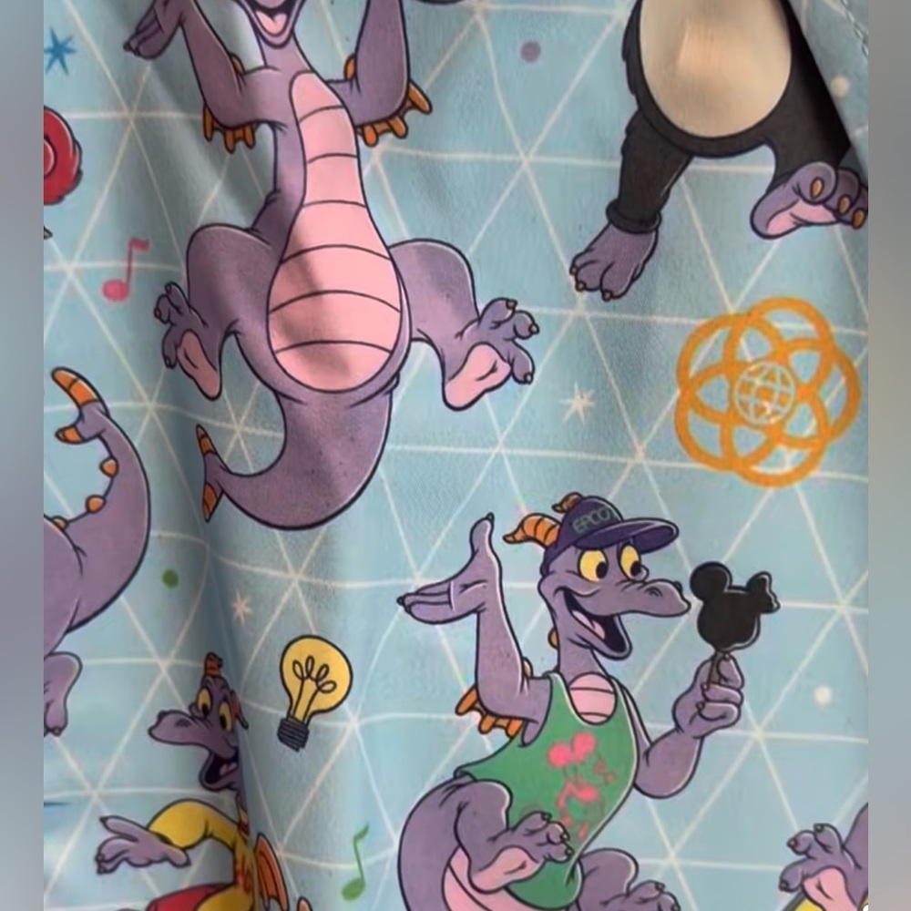 Disney parks Figment RSVLTS button up shirt WDW - Picture 2 of 3